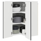 Dishwasher Panel Kalmar Black 57 x 57 x 80 cm Engineered Wood 884725