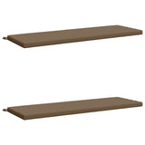 2-Piece Bench Cushions SOEST 2 pcs 100% Polyester Taupe 949433