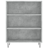 Bookcase Concrete Grey 69.5x32.5x90 cm Engineered Wood 828360