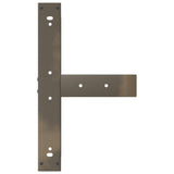 Bar Table Legs T-Shaped 2 pcs Black 60x35x cm Steel 4013107