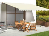Replacement Fabric for Awning Cream 4.5x3.5 m 311930