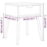 Bedside Cabinets 2 pcs Concrete Grey 40x40x56 cm Engineered Wood 326804