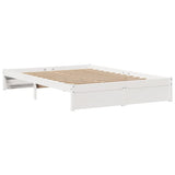 Bed Frame with Headboard without Mattress White 140x200 cm 3306737