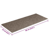 Stair Mats Self-adhesive 30 pcs 60x25 cm Beige Rectangular 3365712