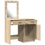 Dressing Table 2 pcs Brown 50 x 41 x 135 cm Engineered wood 3334238