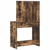 Dressing Table Smoked Oak 78.5 x 41 x 135 cm Engineered Wood 865032