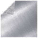 Rectangular Pool Cover 800x500 cm PE Silver 93103