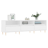TV Cabinet White 150x30x44.5 cm Engineered Wood 831268
