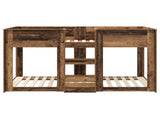 Bunk Bed for Kids Old Wood 100 x 200 cm Engineered Wood 3410425