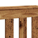 Radiator Cover Old Wood 205x21.5x83.5 cm Engineered Wood 852769