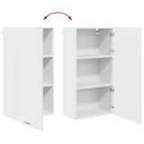Hanging Cabinet White 50 x 31 x 100 cm Engineered Wood 884346