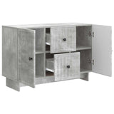 Sideboard Concrete Grey 89 x 34.5 x 60 cm Engineered Wood 893968
