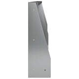 Retaining Wall 2 pcs 100 x 12 x 50 cm Galvanised Steel Silver 8015155