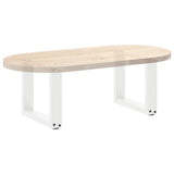 Coffee Table Legs U-Shaped 2 pcs White 40x cm Steel 4013133