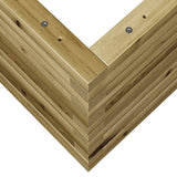 Garden Planter 90x60x45.5 cm Impregnated Wood Pine 847282