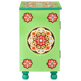 Hand Painted Sideboard Multicolour 70x35x60 cm Solid Mango Wood 321664