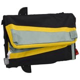 Bike Trailer Black and Yellow 30 kg Iron 94036