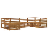 Outdoor Sofa Set 6 pcs Natural 3383777