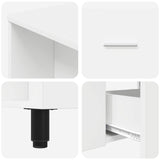 Bathroom Vanity Unit White 80 x 35 x 60 cm Engineered Wood 889385