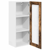 Hanging Cabinet Smoked Oak 40 x 31 x 100 cm Engineered Wood 884382