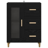 Sideboard Black Oak 69.5 x 34 x 90 cm Engineered Wood 880835