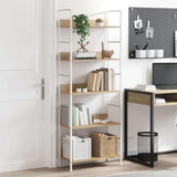 5-Layer Book Shelf Oak 60x27.6x158.5 cm Engineered Wood 288229
