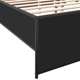 Bed Frame without Mattress Black 120x200 cm 3279892