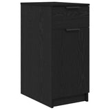 Office Cabinet Black Oak 33 x 50 x 75 cm Engineered Wood 862103