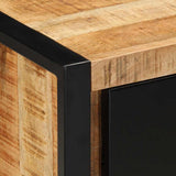 TV Cabinet 80x30x40 cm Solid Rough Wood Mango 4013587