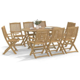 Folding Garden Chairs 8 pcs 54x61x88 cm Solid Wood Acacia 3214231