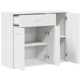 800675 Sideboard White 88x30x70 cm Engineered Wood