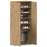 Shoe Cabinet with Door Brown 80 x 39 x 180 cm Engineered wood 3333874