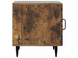 Bedside Cabinet Smoked Oak 43 x 34.5 x 50 cm Engineered Wood 894805