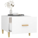 Coffee Tables 2 pcs White 50x50x40 cm Engineered Wood 812709