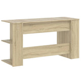 Desk Sonoma Oak 140x50x75 cm Engineered Wood 840550