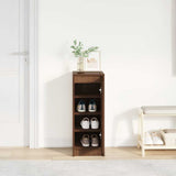 Shoe Cabinet Brown Oak 29.5x34x76 cm Engineered Wood 861865