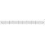 Wire Mesh Fence with Flange Green 1.4x25 m 154187