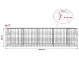 Gabion with 3.5 mm Wire and 10x10 cm Mesh 450x50x150 cm 3463323
