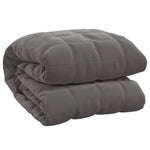 Weighted Blanket Grey 135x200 cm Single 10 kg Fabric 3154834
