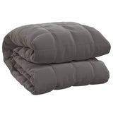 Weighted Blanket Grey 135x200 cm Single 10 kg Fabric 3154834