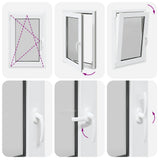 Basement Window RISOR 60x90 cm Tilt&Turn DIN Left White 4108305