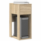 Computer Tower Stand with Drawer Sonoma Oak 30x44x74 cm 858733