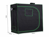 Grow Tent Reflective Mylar Hydroponic with Adjustable Vents and Floor Tray for Indoor Plant Growing, T3398P322095