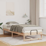 Bed Frame Brown 80 x 210 cm Solid Pine Wood 873157