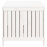 Garden Storage Box White 147x68x64 cm Solid Wood Pine 823851