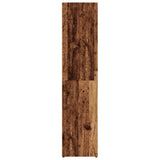 Book Cabinet Old Wood 66x30x130 cm Engineered Wood 855778