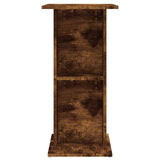 Aquarium Stand Smoked Oak 60.5x36x72.5 cm Engineered Wood 833644