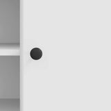 TV Cabinet High Gloss White 102 x 34.5 x 50 cm Engineered Wood 895619
