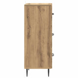 Drawer Cabinet Artisan Oak 33 x 34.5 x 89.5 cm Engineered Wood 894854