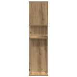 Room Divider Bookcase Artisan Oak 92x29x112 cm Engineered Wood 858128